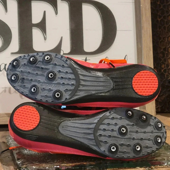 Nike Zoom Rival MD 7 Running Track & Field Atomic Red Mns 10.5 #616312-600 - Picture 6 of 8